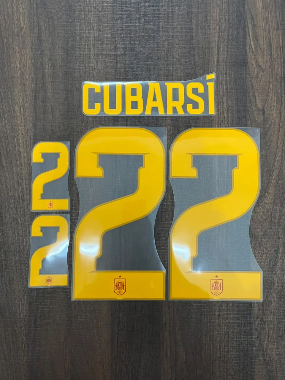 Nameset Original Spain Home World Cup 2026 CUBARSI #22 