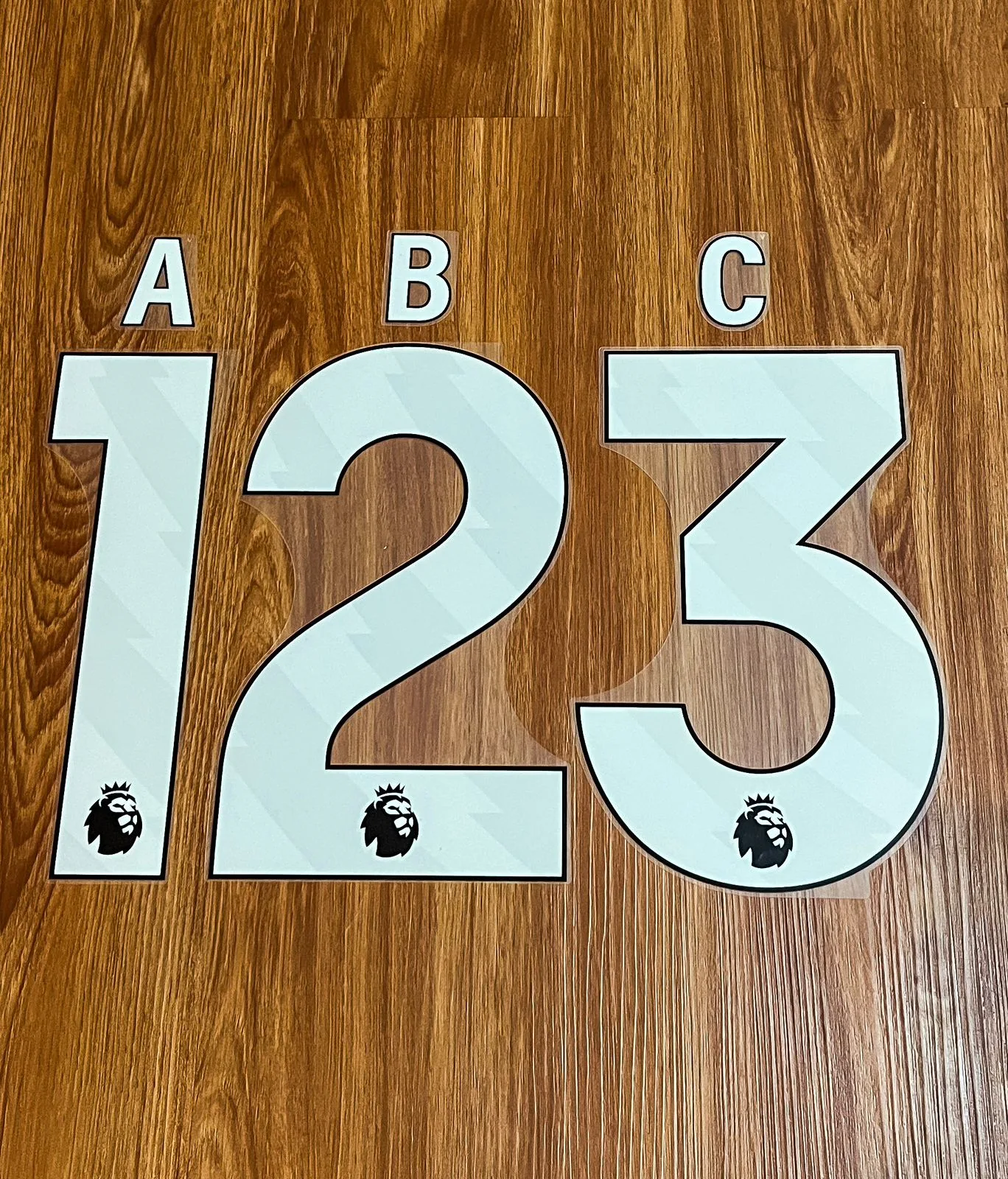 Number Premier League 2023-2027 White