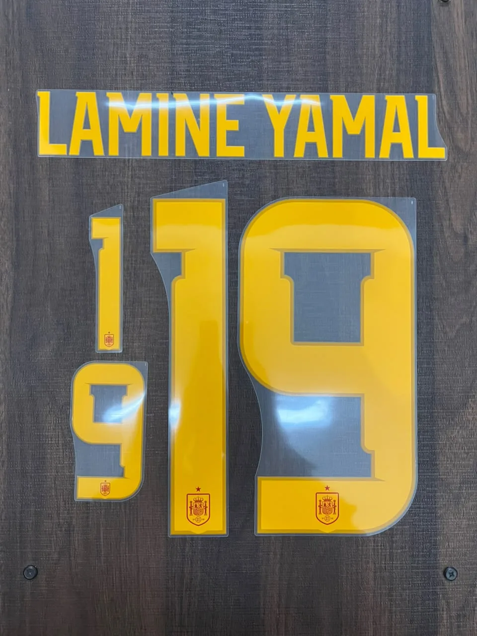 Nameset Original Spain Home World Cup 2026 LAMINE YAMAL #19
