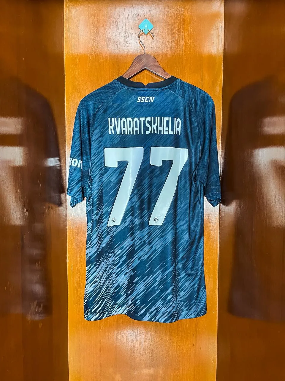 Jersey Napoli Third 2022-23 Authentic Size XXL KVARATSKHELIA 77 BNWT