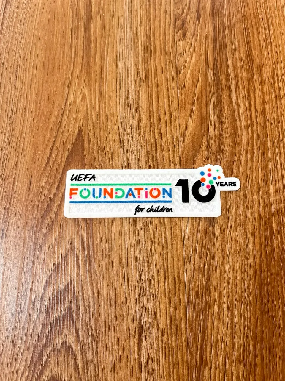 Patch Original UEFA Foundation 10th Years Anniversary 2025-26