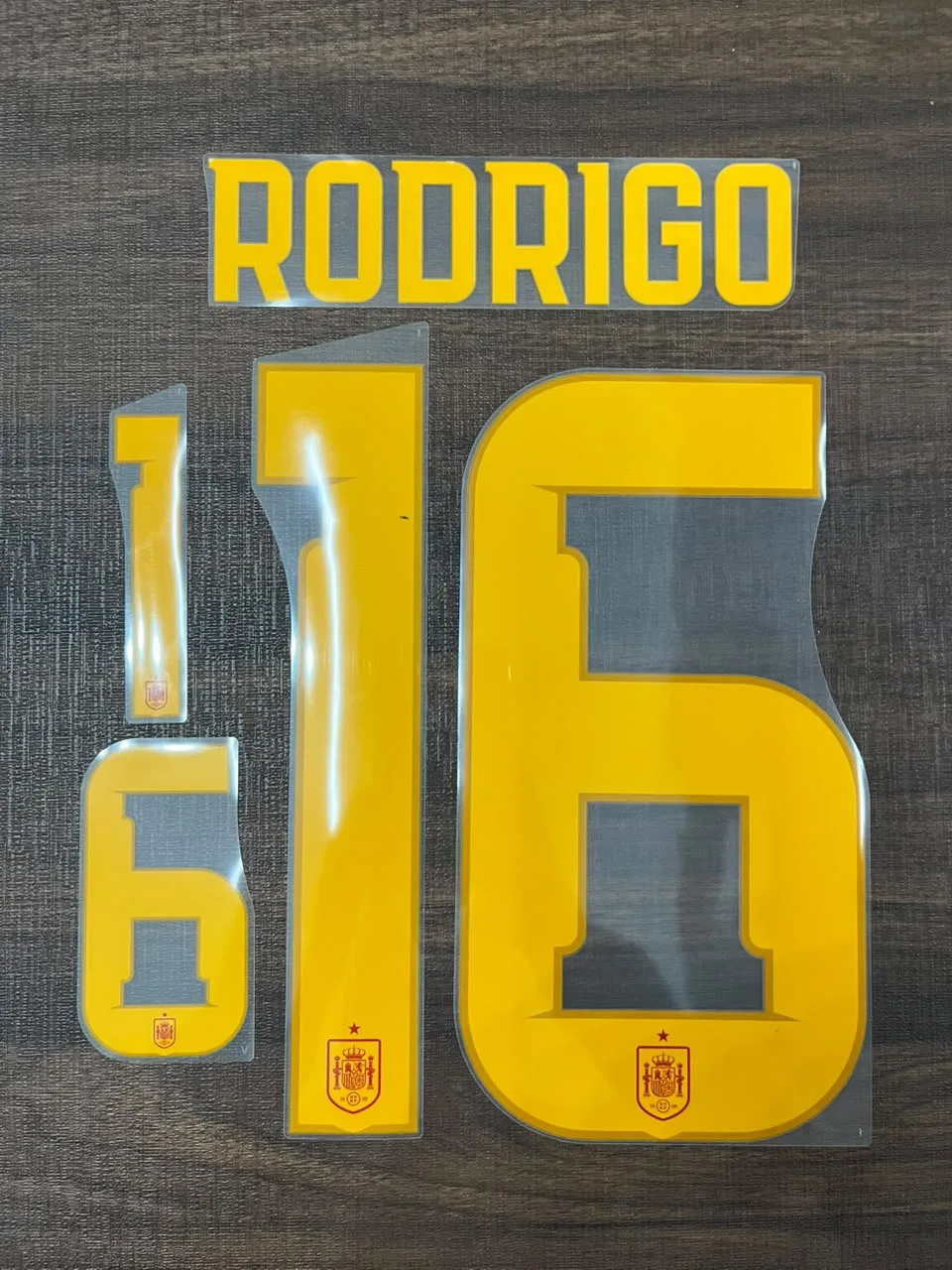 Nameset Original Spain Home World Cup 2026 RODRIGO #16